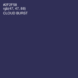 #2F2F58 - Cloud Burst Color Image